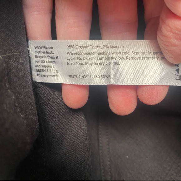 Eileen Fisher Black Moto Jacket XL - Picture 9 of 12